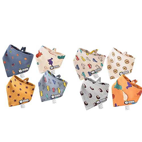 FEIFEI'S BOW Babero impermeable para bebés y niñas, babero de algodón, babero, babero, babero y dentición, Set 02, Talla única Cover
