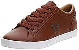 Shoe Width : medium Fred Perry Baseline Leather Sneaker Herren Braun - 40 - Sneaker Low Shoes