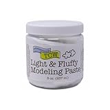 The Crafter's Workshop Modeling Paste for Textured Art - Dimensional Paste for Stenciling, Acrylic Painting - Boutique Quality, 8 oz Jar