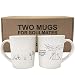 BOLDLOFT Grow Old with You His & Hers Coffee Mugs-Anniversary Gifts for Him Her Couples Husband Wife Wedding Anniversary Gifts Couples Gifts His and Hers Gifts Dating Anniversary Couples Mugs Set
