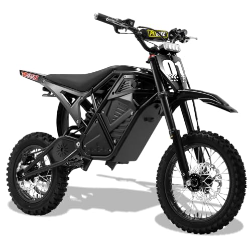 YJOVELA Electric Dirt Bike for Teens Adults 3600W 3 Speed Mid-Drive Motor E Dirt Bike 38MPH Off-Road Electric Motorcycle 48V 23Ah Battery 53 Miles Long Range Dual Hydraulic Nitrogen Shock Absorbers