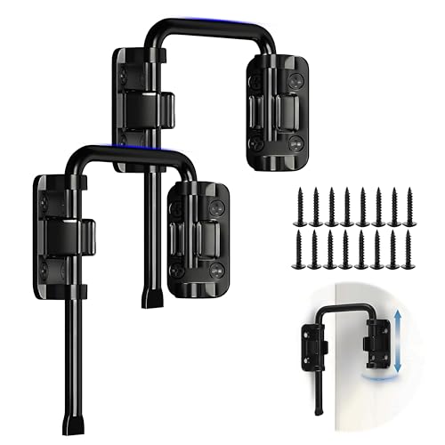 ドアロック,C-Timvasion ドアバックル,ドア留め金ロック スライディングドア 引き戸 鍵 ロック, 耐震ラッチ 防犯 部屋 窓 玄関用 寝室 家庭用 業務用 セキュリティ対策