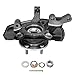 Detroit Axle - FWD 4pc Steering Knuckles Kit for 2007-2017 Jeep Patriot Compass, 2007-2012 Dodge Caliber, 2 Front Steering Knuckles & Wheel Bearing Hubs 2 Rear Wheel Bearing and Hubs Replacement