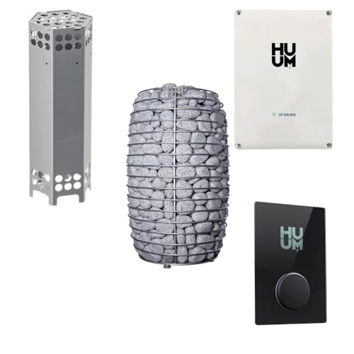 HUUM Hive Mini with UKU Controls (9.0 kW, WiFi Glass)