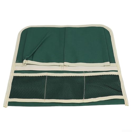 Sgabello da giardino compatto per esterni, con custodia per attrezzi integrata per cazzuole, potatori, fertilizzanti e più facile da piegare e riporre dopo ogni utilizzo