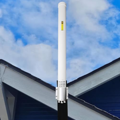 Image of Omni-Directional 4x4 MIMO Antenna t-Mobile, Outdoor 4G LTE 5G Cellular Antenna with 2 Dual 10 Meter Cable for Router & Gateways Home Internet
