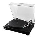 Fluance RT81 Elite High Fidelity Vinyl Turntable Record Player with Audio Technica AT95E Cartridge, Belt Drive, Built-in Preamp, Adjustable Counterweight, High Mass MDF Wood Plinth - Piano Black