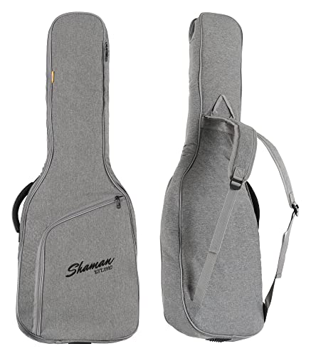 Shaman EGB-102 GY Premium-Line Housse pour guitare électrique grise - Les Beatles, Paul McCartney, John Lennon, RIngo Starr, George Harrison Shaman EGB-102 GY Premium-Line Housse pour guitare électrique grise