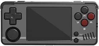 Miyoo A30 レトロ携帯ゲーム機、ポータブルエミュレーター、2.8インチIPSスクリーン、2600mAhバッテリー、多数のクラシックゲームに対応、二人用オンラインゲーム、メモリーカードは付属していません (黒い)
