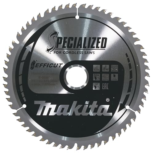 Lame de scie EFFICUT 216mm 60 dents pour des finitions sans éclats