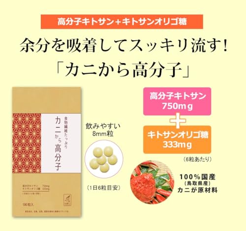 キトサン＆キトサンオリゴ糖 180粒