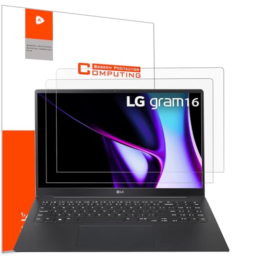 YINOVEEN 2 Pack 16 inch Anti Glare Screen Protector For LG gram 16 (Model: 16Z90S-G/ 16Z90SP-K/ 16Z90S-H/ 16T90P/ 16Z90P/ 16Z90Q/ 16Z90R-K/ 16Z90R-A) Laptop, Reduce Eyes Strain Filter
