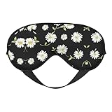 Regalo cuidadoso: esta máscara de dormir con estampado de margaritas bloquea la luz es un regalo considerado para tus amigos, familiares, seres queridos o colegas, un regalo de sueño profundo y relajación.