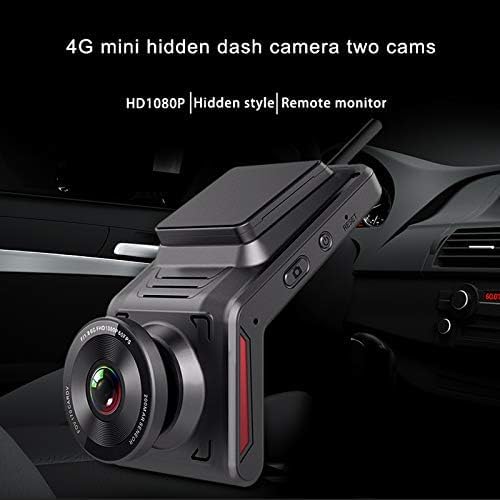 Caméra de voiture wifi, 2 pouces 1080P Double Caméra, Mini Dash Cam avec Surveillance à distance, Enregistrement en boucle, G-Sensor et Suivi GPS
