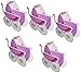 AERZETIX - C53969 - 5 х kleine Kinderwagenboxen 40x90x90 mm aus Papier / Karton - Geschenkkorb zur Geburt / Taufe / Schmuck / Geburtstag / Hochzeit - Farbe rosa