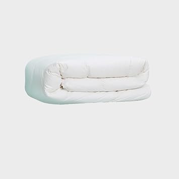Manufactured in Canada - Highland Feather All Season White Goose Down Comforter Duvet Insert 600 Fill Power Fluffy 289 Thread Count Duvet Luxurious Ultra-Soft Cotton Light Breathable