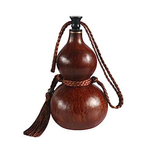 Colcolo Wine Gourd Gourd Water Bottle Gourd Ornament Outdoor Activities Handcrafts Flagon for Yard Living Room Indoor Decoration