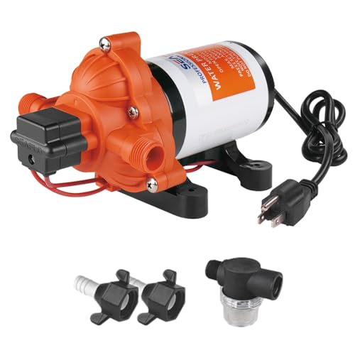 Rv Pump New Seaflo 3.3 Gpm AUTOMATIC WATER PUMP RV BOAT 110V AC 35psi 4 Year Warranty! E 12v Water Pump - Foto 5
