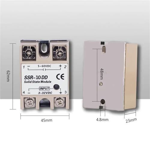 Módulo SSR de relé para automatización del hogar inteligente y control de voltaje CC 4