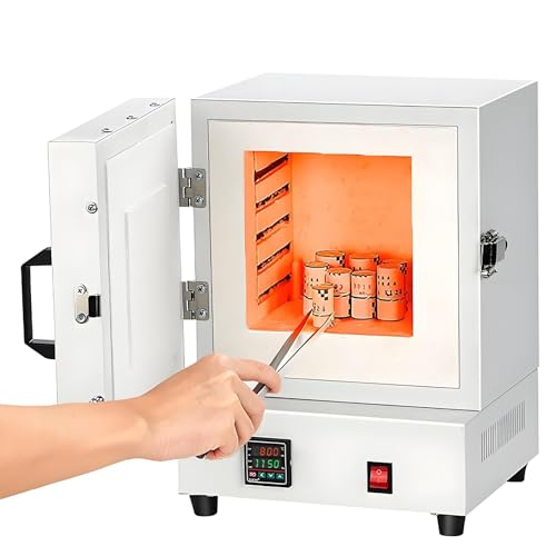 2000W Digital Electric Melting Furnace, 1150°C PID Temperature Control Furnace, Ideal for Metal Melting, Ceramic Sintering, Heat Treatment & Lab Industrial Heating