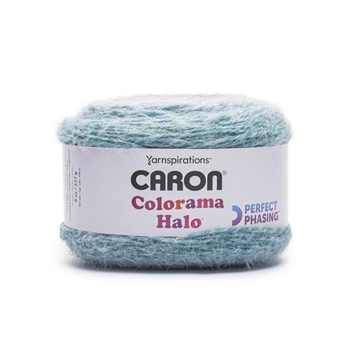 Image of Caron Colorama Halo Cake Blue Raspberry Yarn - 2 Pack of 8oz /226.79g - 71% Acrylic,18% Nylon,11% Polyester - #5 Bulky - 60 Yards for Knitting, Crocheting & Crafts