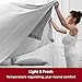 Mellanni Twin XL Sheets Set - 3 PC Iconic Collection Bedding - Hotel Luxury, Extra Soft, Cooling Bed Sheets - Wrinkle, Fade, Stain Resistant (Twin Extra Long, Light Gray)