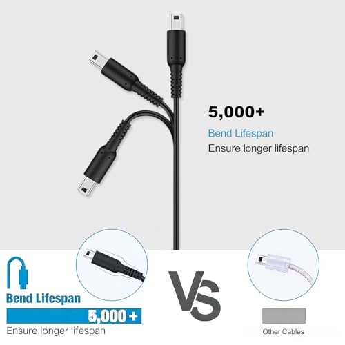 Charger for Nintendo 3DS with UK Plug, Power Supply Charger for Nintendo NEW 2DS 3DS NDSI 3DSXL/LL NDS Game Console, Input: AC 100-240V, Output: DC 4.6V 900mA, 50/60HZ, (Black, 1 PC) - Image 5