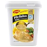 Sofort lösliches Saucen-Pulver mit feinen Kräutern und Gewürzen, besonders cremig durch die Zugabe von frischer Sahne