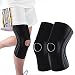 POKEAT 2Pcs Knee Pads for Joints Support Adjustable Breathable Knee Stabilizer Strap Cycling Badminton Patella Protector Knee Pads Sports,M