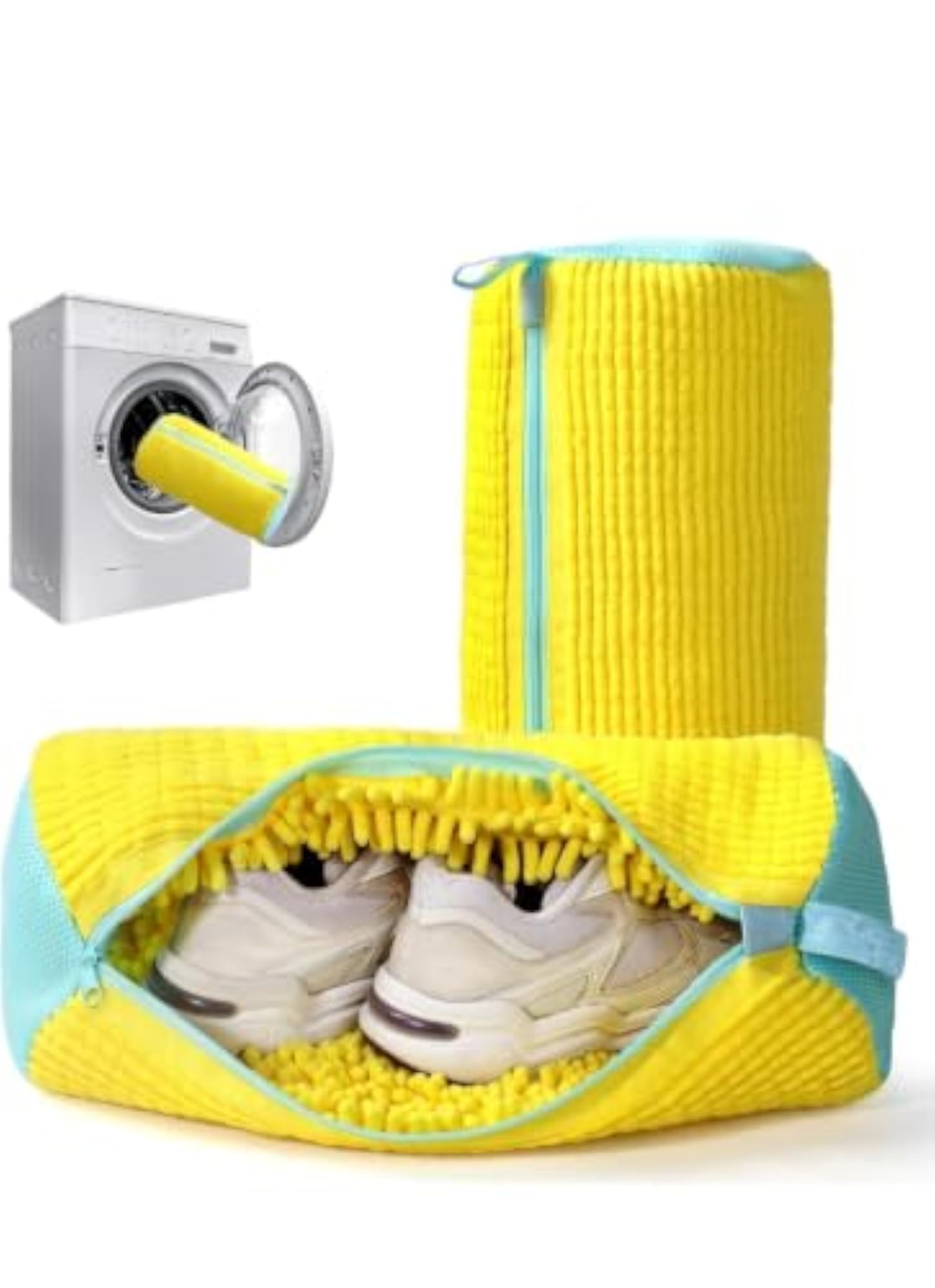 Kavis Shoe Washing Bag for Washing Machine, Reusable Mesh Bag