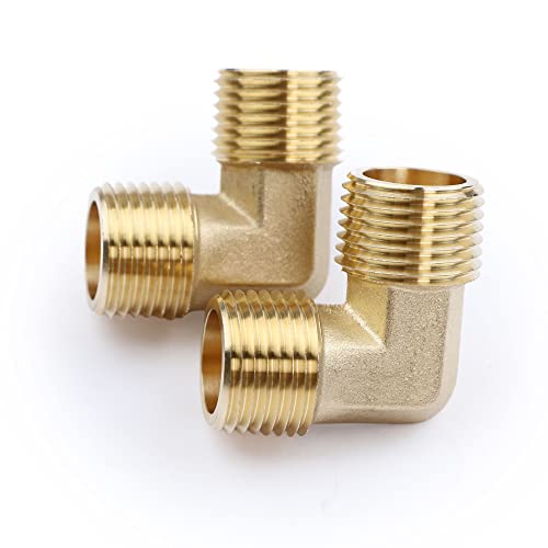 U.S. Solid 90 Degree Barstock Brass Elbow