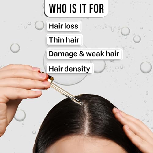 Image of KAZIMA Advanced Hair Growth Serum | 3% Redensyl, 4% Anagain, 2% Procapil, 2% Lindera Strychnifolia, Rosemary & Black Rice Extract | Hair Growth & Hair Fall Control Serum | Boosts Hair Density | 30 ml