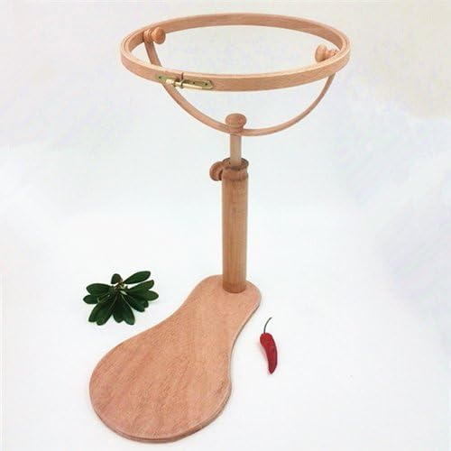 360 Degree Rotation Wooden Embroidery Frame Rotatable Hoop Cross Stitch Frame High Adjustable โฆ