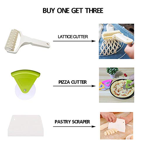 image for Meta-U – Lattice Roller Cutter – Time Saving Pie Slicer - Buy One 