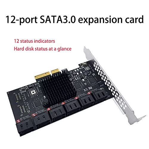 Amazon.co.jp: sata card 12ポートSATA拡張カードPCI-E 4XからSATA3.0
