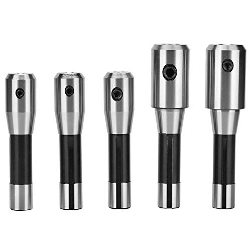 R8 End Mill Holder, 5PCS R8 End Mill Holder Set Alloy Tool Steel R8 Sleeve British Side Fixed Type 1 4 3 4in End Mill Holder Kit Fit for Milling Lathe R8 Spindle