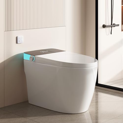 Smart Toilet with Heated Seat, Auto Flush, Modern One piece