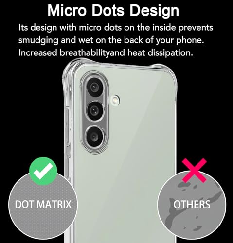 Image of Compatible for [ Samsung Galaxy F56 ] Bumper Back Case Cover for [ Samsung F56 ] - Transparent