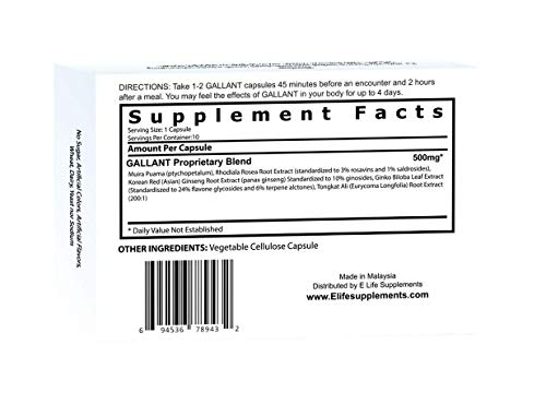 ELifeSupplements Gallant - Energy and Recovery for The Experienced Gentleman - Image 3