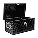 STANSS 20 Inch Aluminum Truck Tool Box, Waterproof Square Storage Organizer with Lock & Keys, Aluminum Heavy Duty Trailer Tool Box for Truck Car Outdoor Trailer Pickup Underbody RV ATV