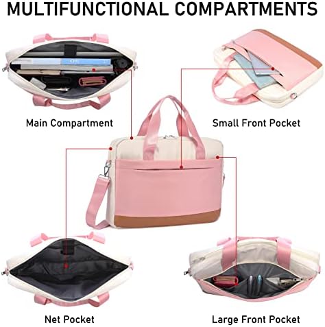 LOVEVOOK Laptop Bag,15.6 inch laptop case for women men slim computer bag for work Business Travel 3 LOVEVOOK Laptop Bag,15.6 inch laptop case for women men slim computer bag for work Business Travel