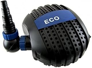Jebao EFP-6500 Eco Energy Garden Koi Pond Filter Pump (6500 LPH),Black
