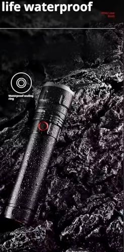 Générique Lampe Torche LED puissante pour éclairage extérieur - 6