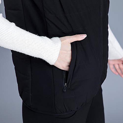 Colete de aquecimento, Andoer Colete de aquecimento Colete de aquecimento de carregamento USB Colete