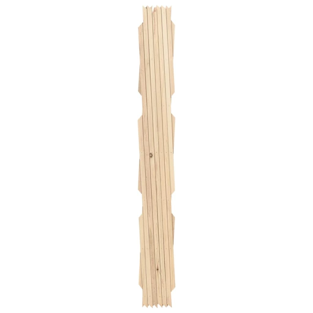 Makastle Panneau de Clôture en Treillis en Bois de Sapin Extensible, 180 x 80 cm, sans Assemblage, Lot de 5