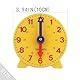 DHCHAPU DHCHAPU Schüleruhr – Sagen Sie die Zeit – 12-Stunden- und 24-Stunden-Uhr. Schüler-Lernuhr