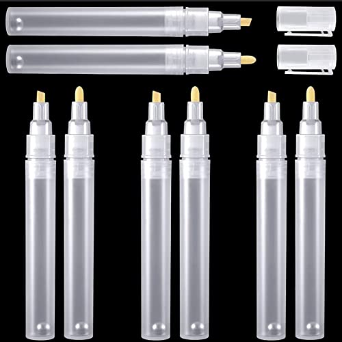 runrayay Juego de 6 rotuladores de Grafiti, rotuladores de Pintura Recargables, Kit de Manualidades de Pintura de Paredes con 3 bolígrafos de Pintura de retoque vacíos de 0.118 in y 3 Piezas Cover