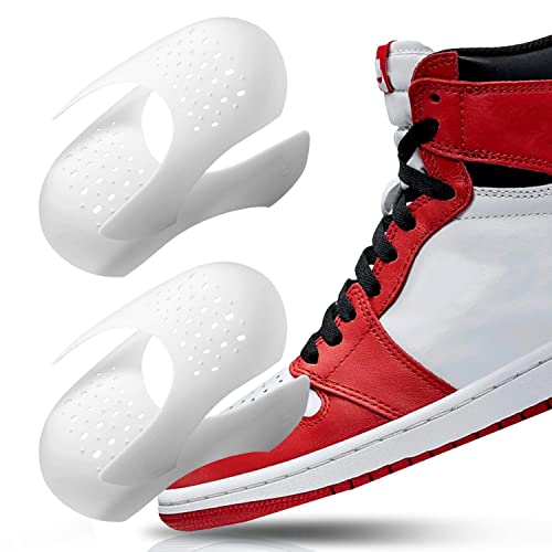 Homergy Shoe Crease Protector - Anti-Wrinkle Shoe Toe Box Protectors - Anti Crease Shoe Protector For Air Force 1, Jordans, Dunks - For Men 7.5-12, Women 9-13.5 - 2 Pair #TOP3