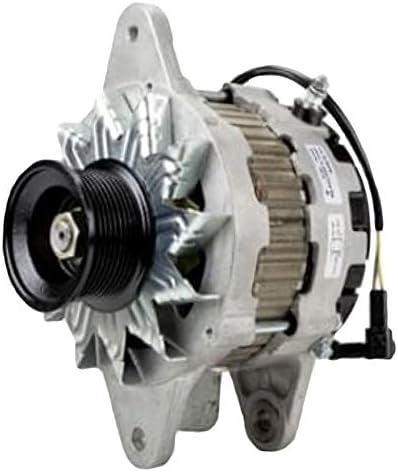 RareelectricalNew 24 Volt 60 Amp Alternator Compatible With Kobelco Equipment 27060-E0040 27060E0040 Vh27060e0040 2011721111