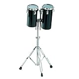 octobans tama Dimensions : 12 x 14 cm Coppia di Octoban in Alluminio nero con stand